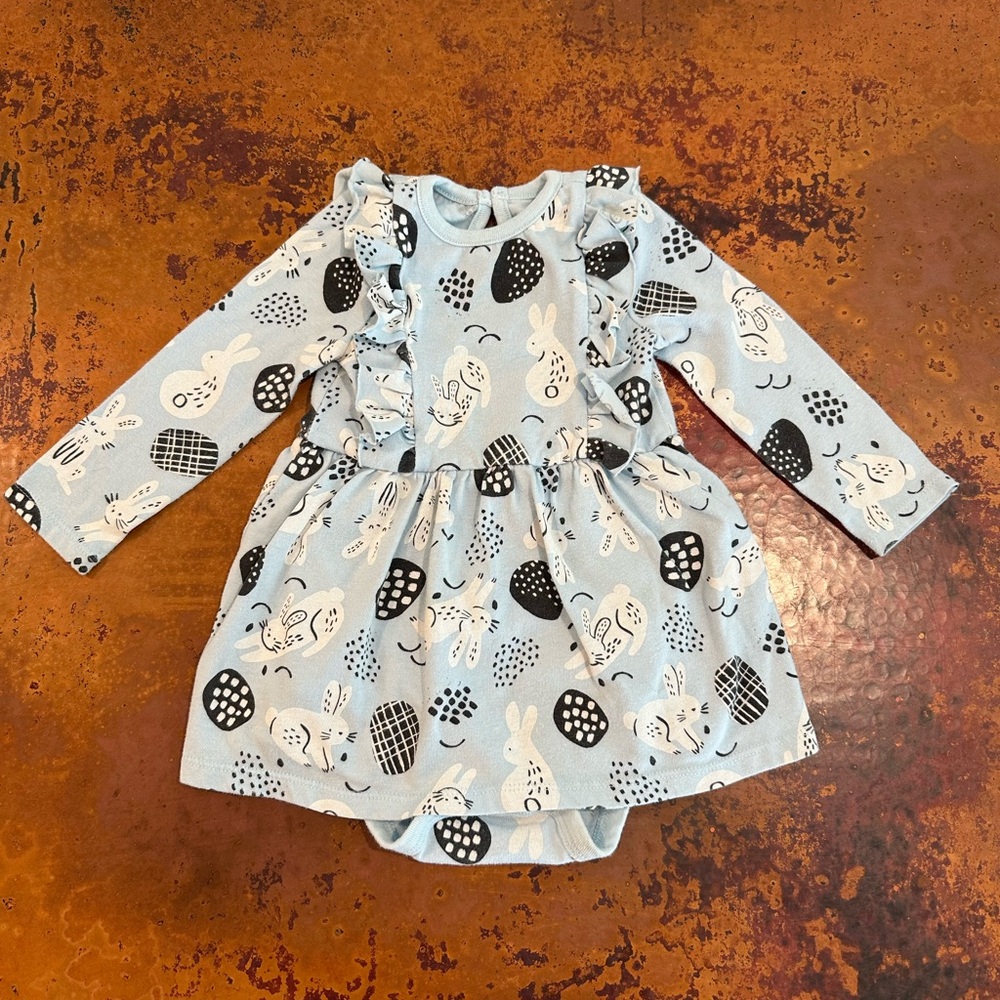 Cat & Jack Blue Bunny Dress